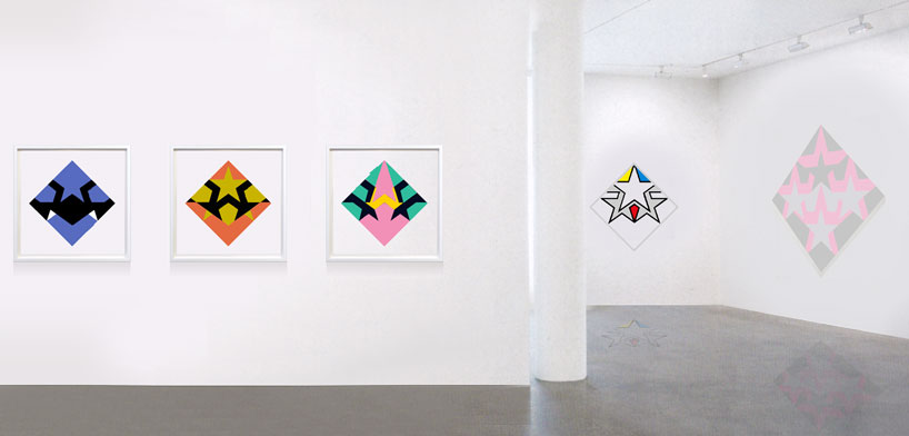 Rod Neer | Originals, paintings with stars, constructive, geometric.